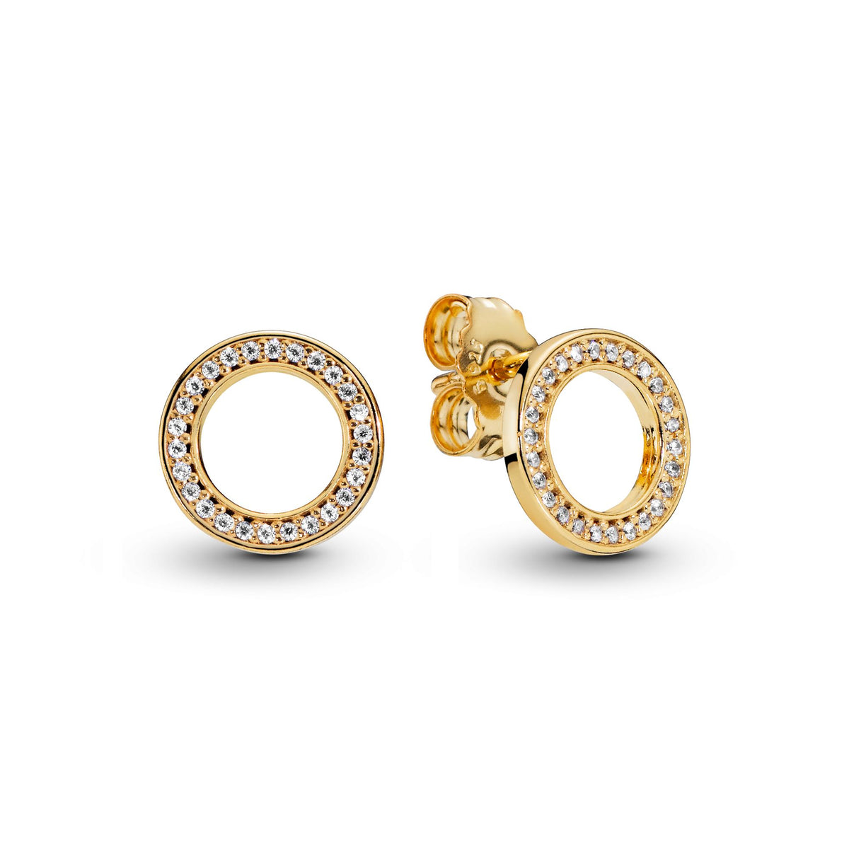 Pandora Signature Clous d'Oreilles Cercles Scintillants 268649C01