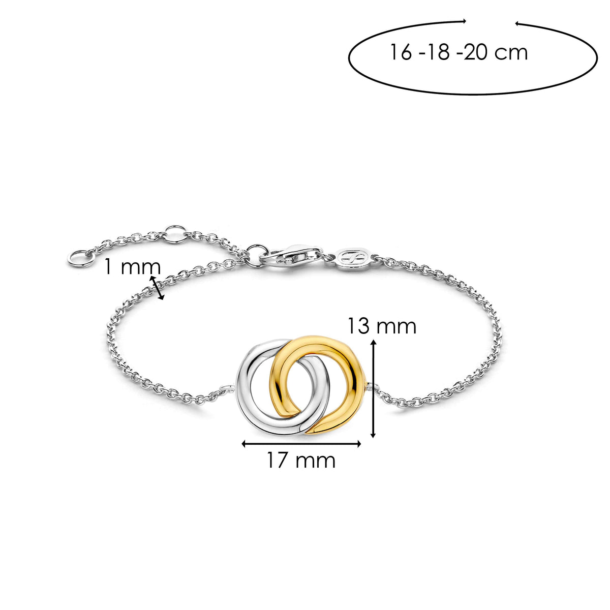 Ti Sento Milano Bracelet à charms Cercles 2790SY