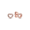 Pandora Moments Clous d'Oreilles Cœur Ouvert 280528CZ