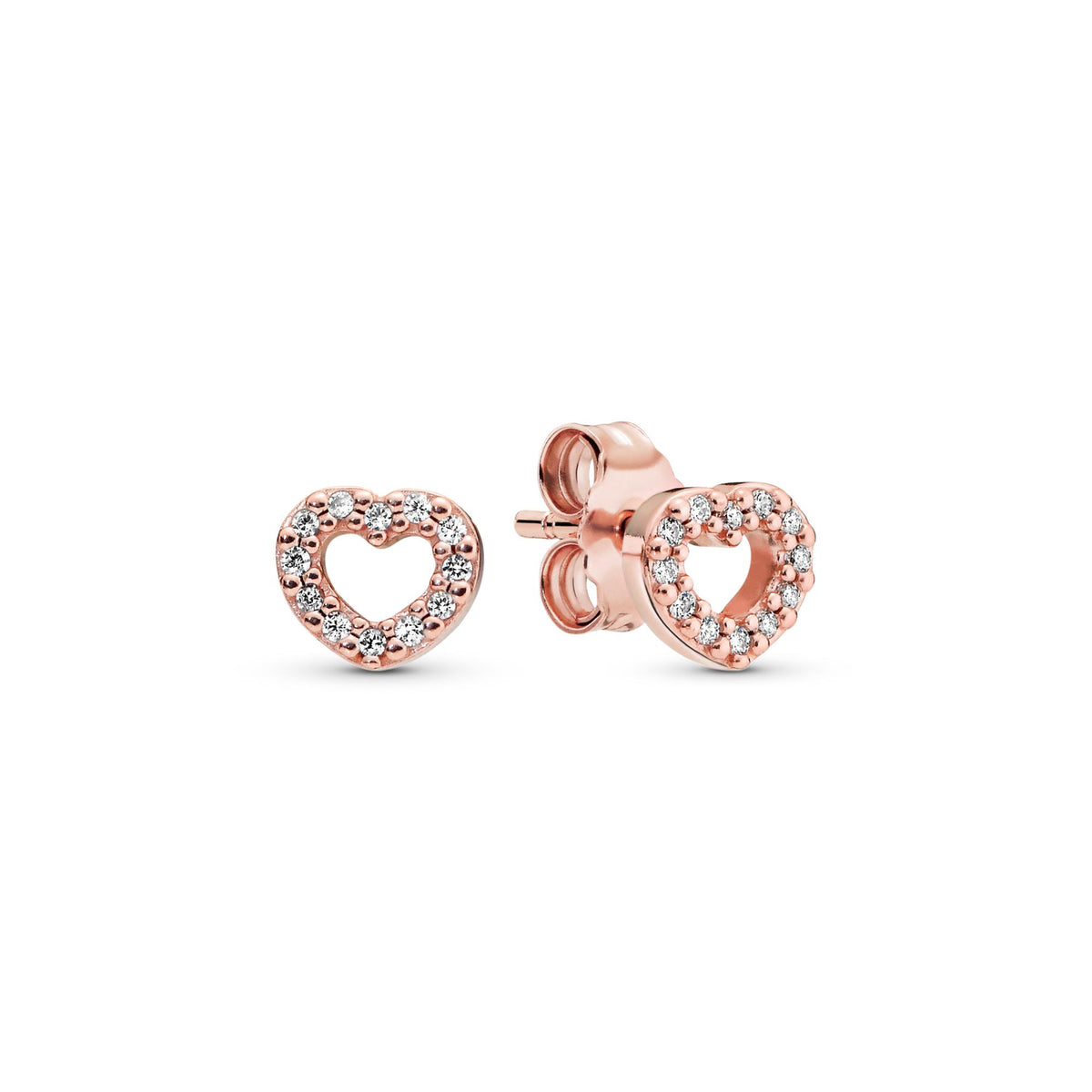 Pandora Moments Clous d'Oreilles Cœur Ouvert 280528CZ