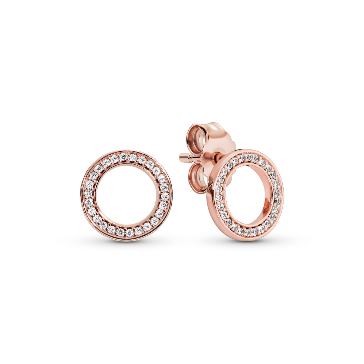 Pandora Signature Clous d'Oreilles Cercles Scintillants 280585CZ