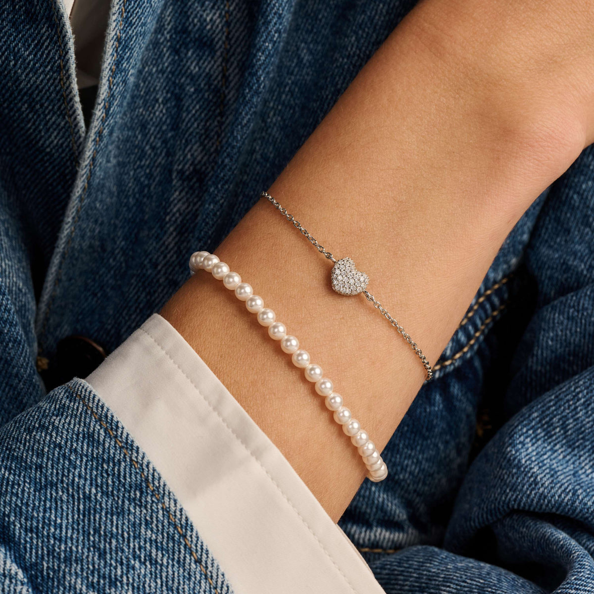 Ti Sento Milano Bracelet à charms Amour, chance, bonheur 2885ZI