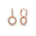 Pandora Signature Créoles Doubles Scintillantes 289052C01
