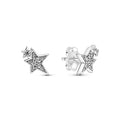 Pandora Moments Clous d'Oreilles Étoiles Asymétriques Scintillants 290012C01