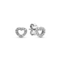 Pandora Moments Clous d'Oreilles Cœur Ouvert 290528CZ