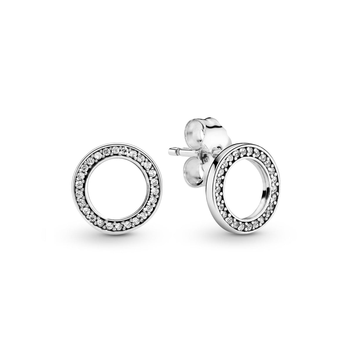 Pandora Signature Clous d'Oreilles Cercles Scintillants 290585CZ