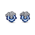 Pandora Moments Clous d'Oreilles Pensée Bleue 290781C01