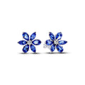 Pandora Timeless Clous d’Oreilles Herbier Bleu Scintillant 292407C01