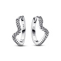 Pandora Timeless Sprankelende gegolfde oorringen 292545C01