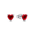 Pandora Timeless Rode hartvormige oorstekers 292549C01