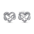 Pandora Moments Clous d'Oreilles Cœur Infini Scintillants 292667C01