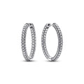 Pandora Timeless Créoles Simple Rang Pavées 293016C01