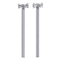 Pandora Timeless Pendants d’Oreilles Nœud Pavé 293544C01