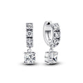 Pandora Timeless Créoles Pendantes Pavées 293547C01