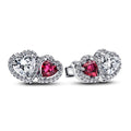 Pandora Timeless Clous d'Oreilles Cœurs Halo 293633C01