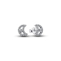 Pandora Moments Clous d'Oreilles Lune Scintillants 294257C01