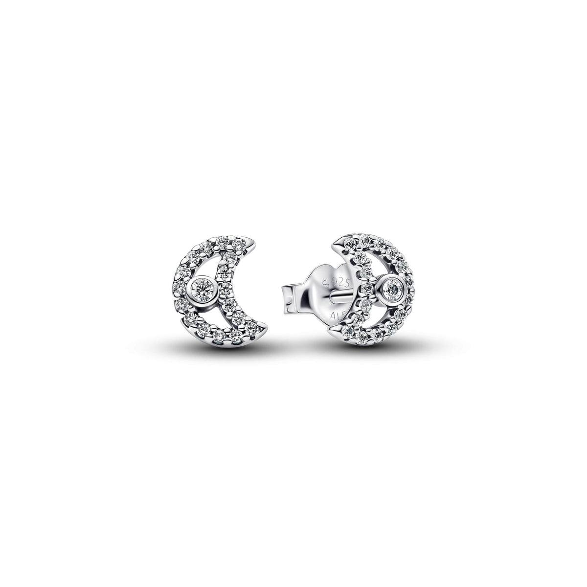 Pandora Moments Clous d'Oreilles Lune Scintillants 294257C01