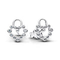 Pandora Moments Clous d'Oreilles Cadenas Cœur Scintillant 294419C01