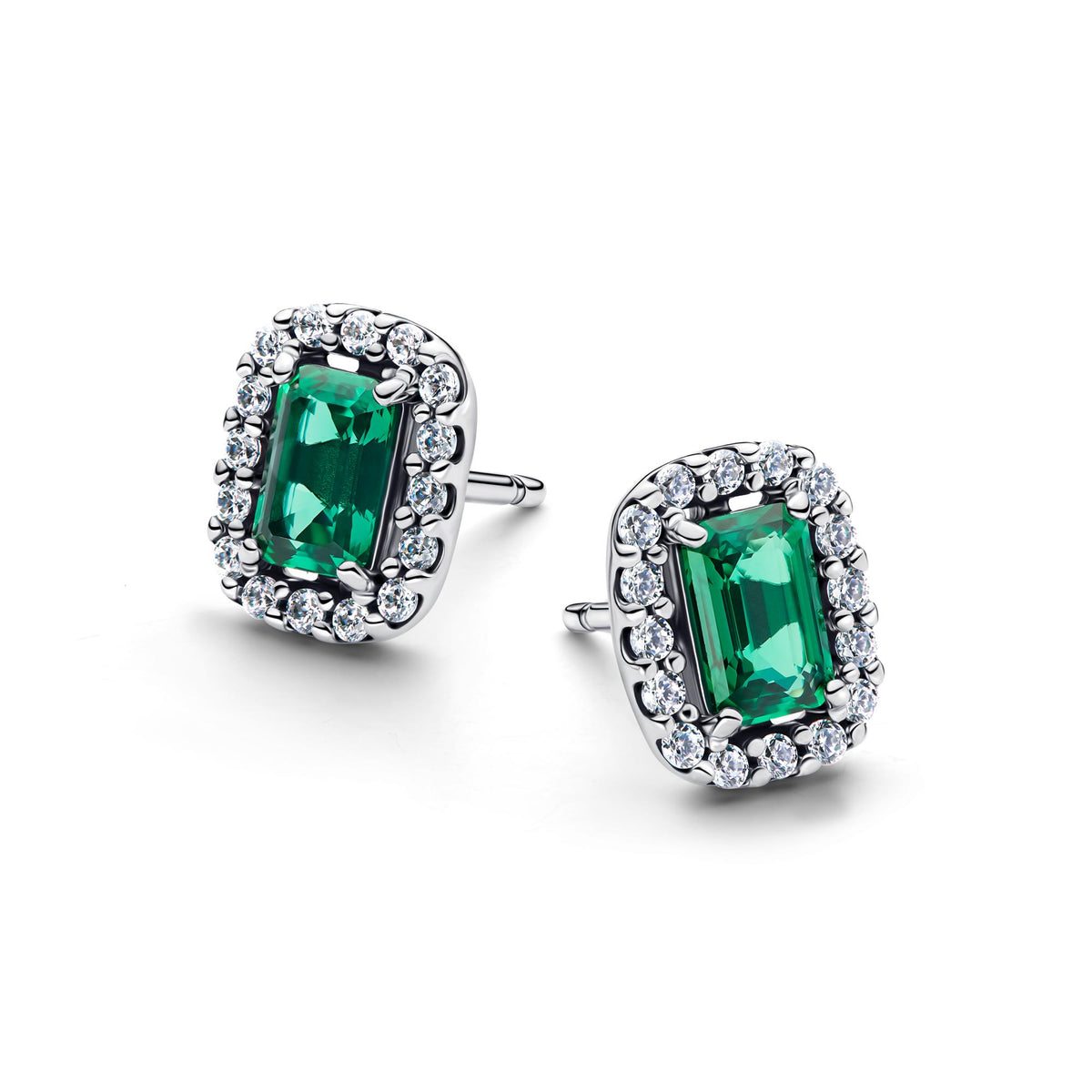 Pandora Timeless Clous d'Oreilles Rectangulaires Scintillants 294501C01