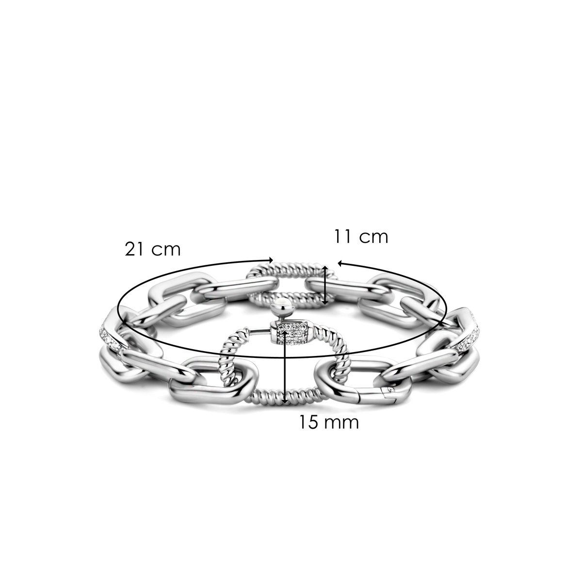 Ti Sento Milano Bracelet chaîne Signature 2949ZI