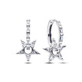 Pandora Timeless Créoles Stella Ajourées Scintillantes 295083C01