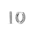 Pandora Signature Créoles Cœur Pavé 296317CZ