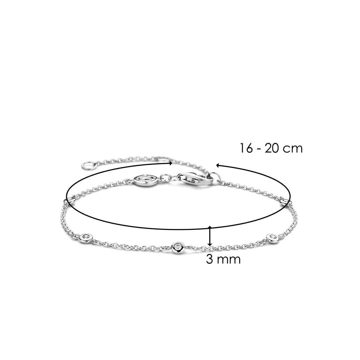 Ti Sento Milano Bracelet à charms Classics 2974ZI