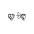 Pandora Timeless Clous d'Oreilles Cœurs Surélevés 298427C01