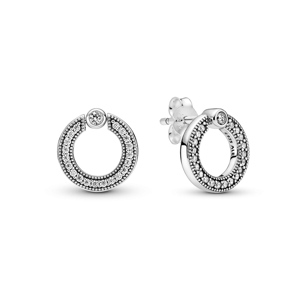 Pandora Signature Clous d'Oreilles Réversibles Pavé & Cercle 299486C01