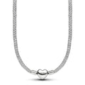 Pandora Moments Collier Maille Scintillante Fermoir Cœur 335080C01-45
