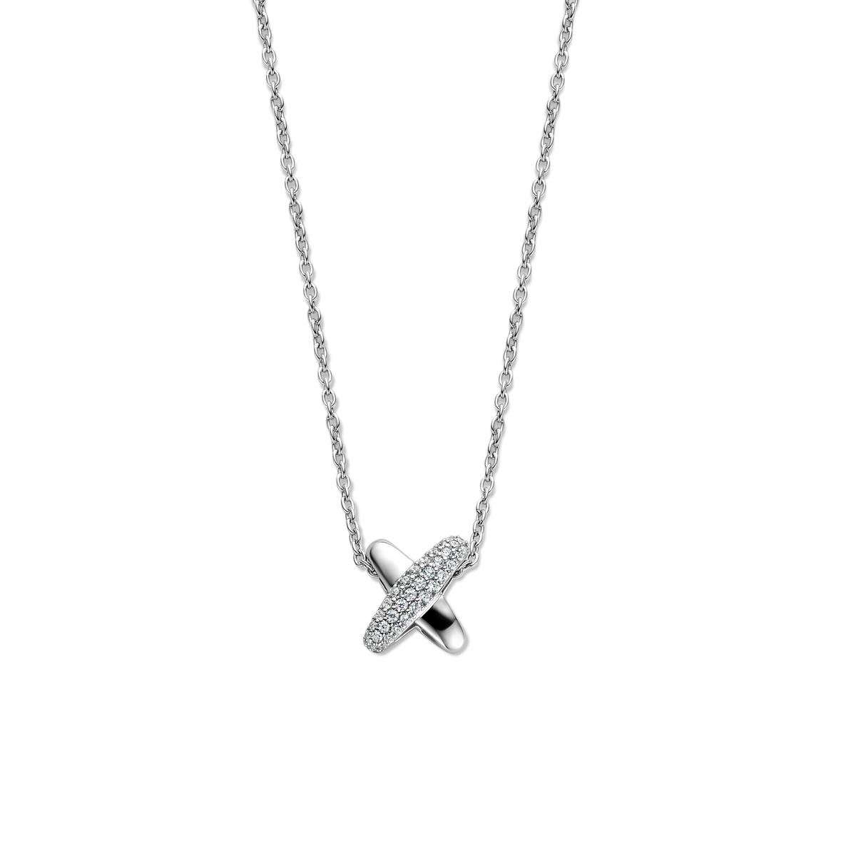 Ti Sento Milano Collier pendentif Cercles 34003ZI