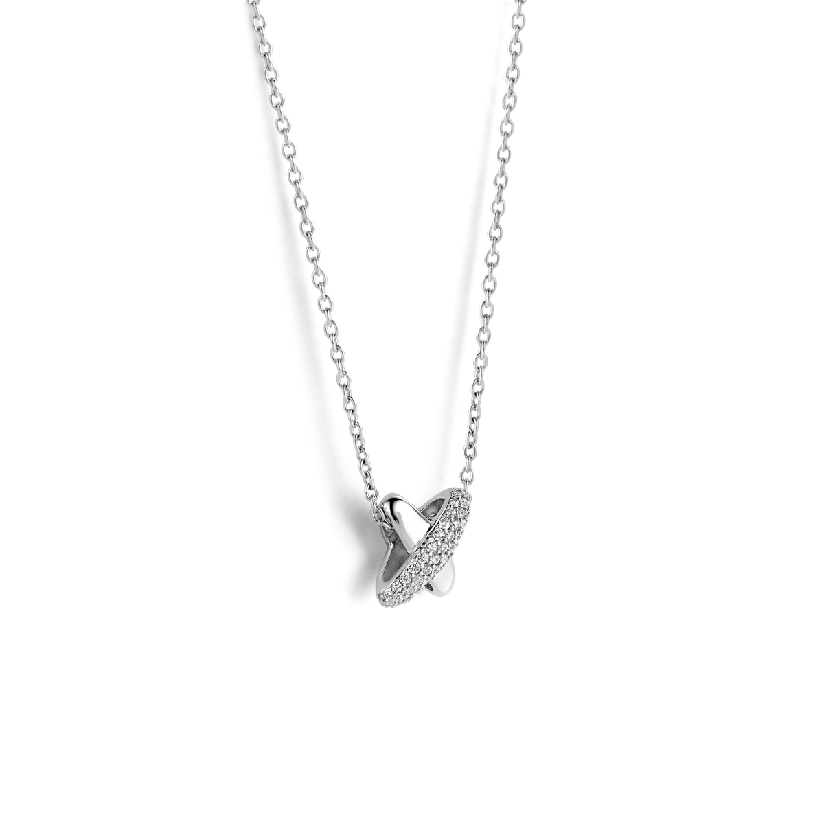 Ti Sento Milano Collier pendentif Cercles 34003ZI