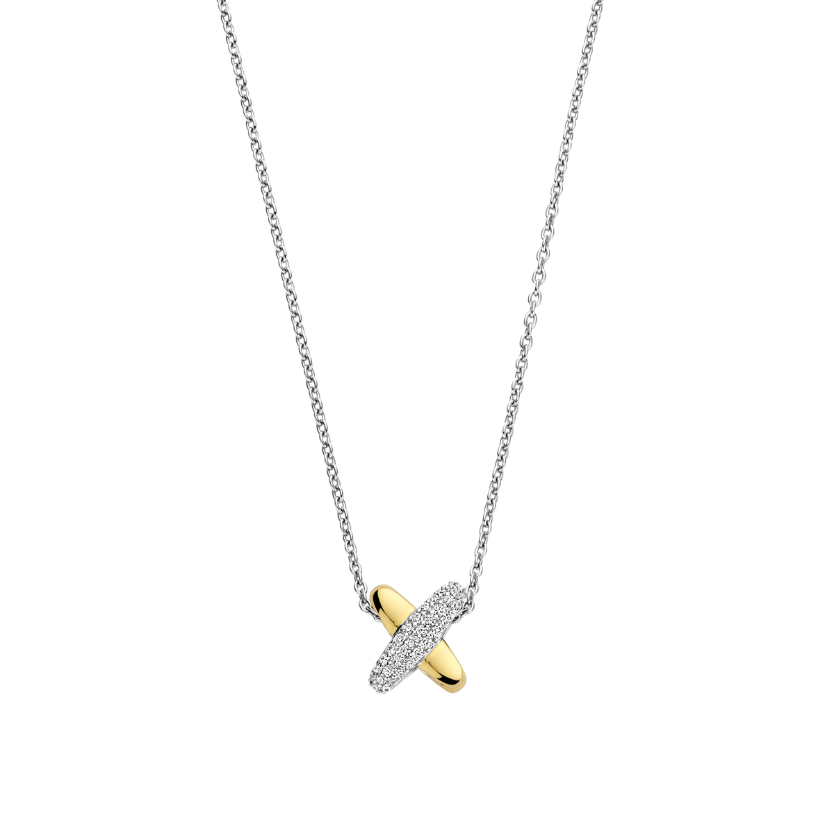 Ti Sento Milano Collier pendentif Cercles 34003ZY