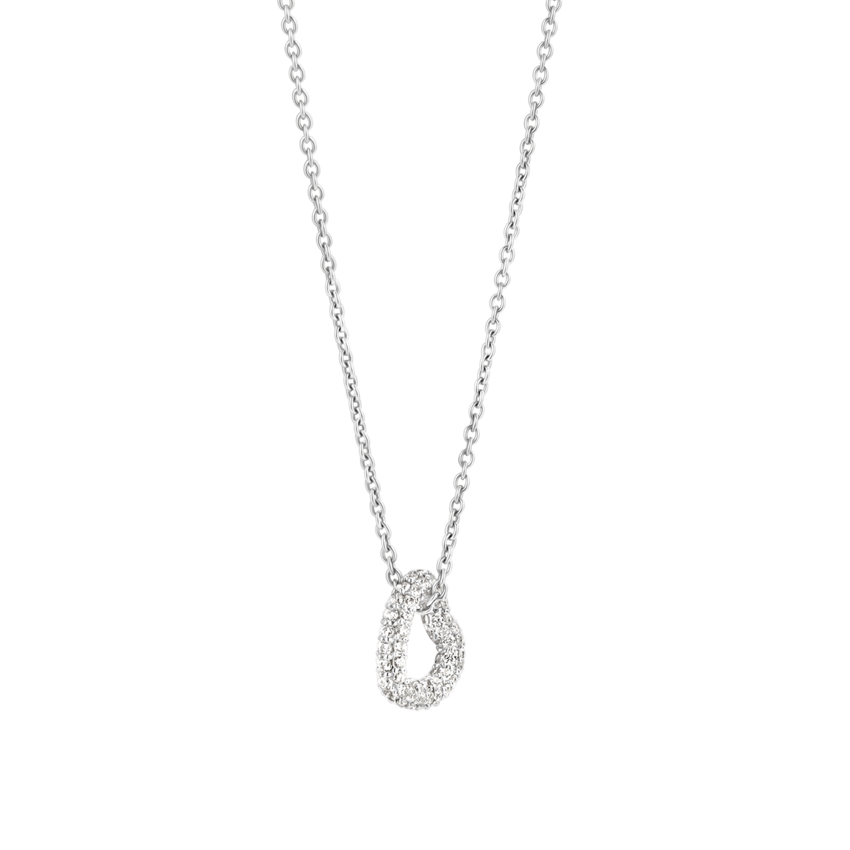 Ti Sento Milano Collier pendentif Amour, chance, bonheur 34022ZI