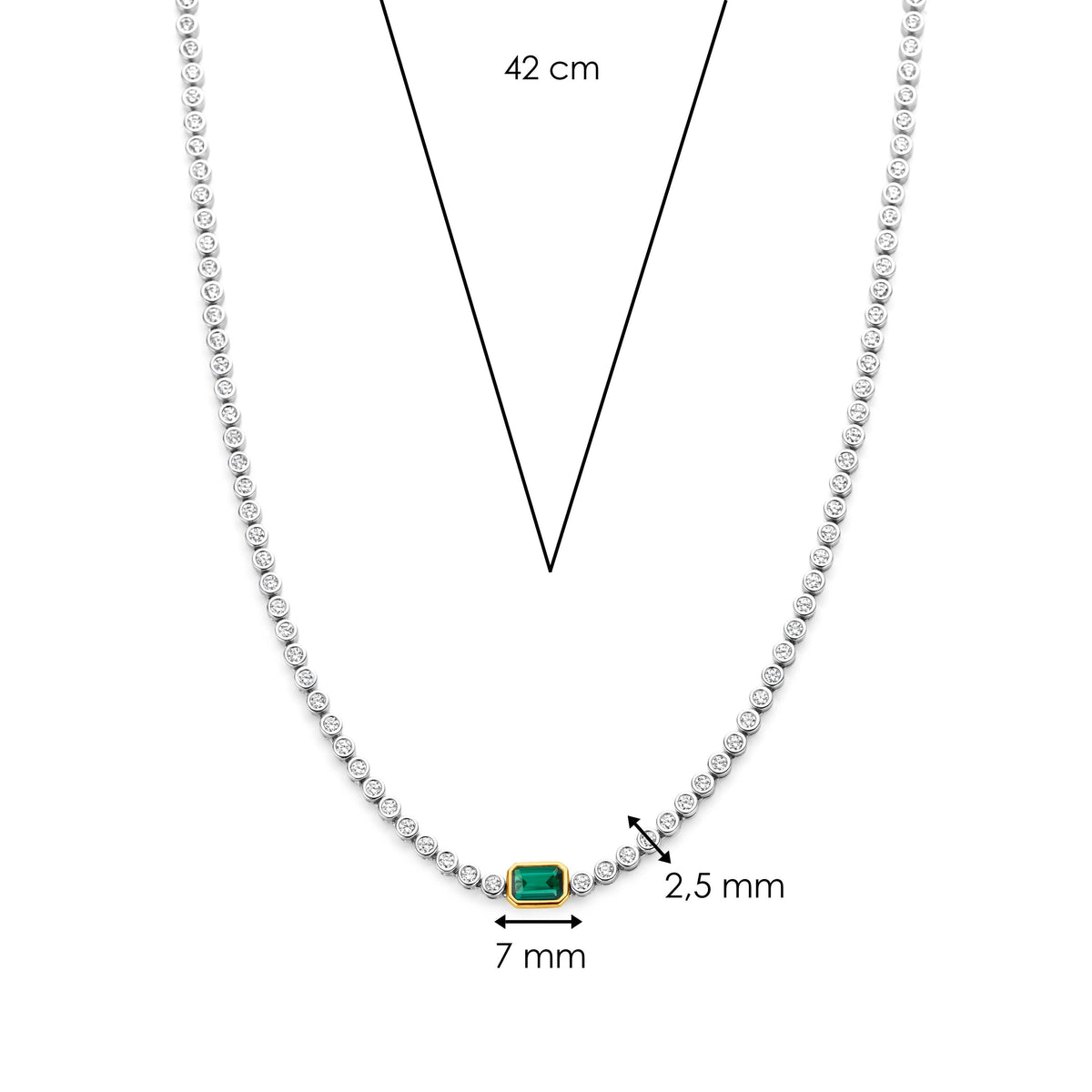 Ti Sento Milano Collier Classics 34053EM