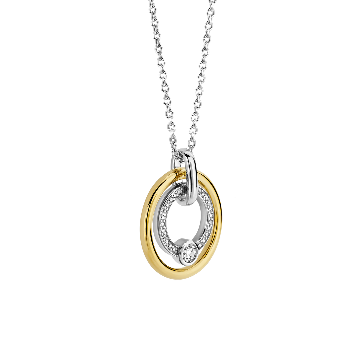 Ti Sento Milano Collier pendentif Cercles 34056ZY