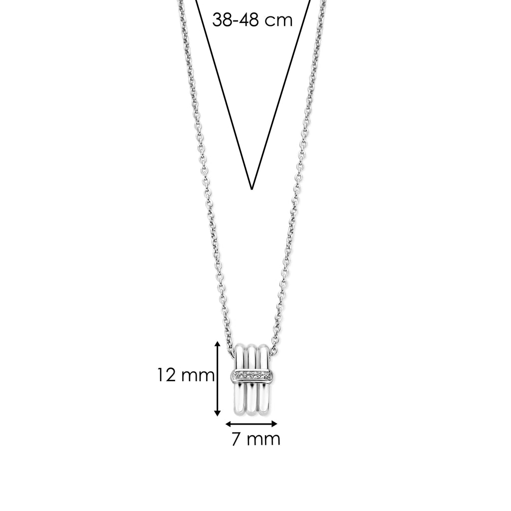 Ti Sento Milano Collier pendentif Cercles 34057ZI