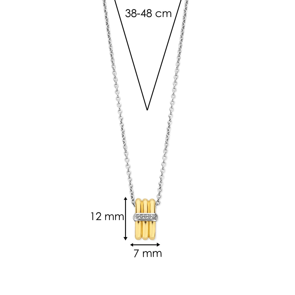 Ti Sento Milano Collier pendentif Cercles 34057ZY