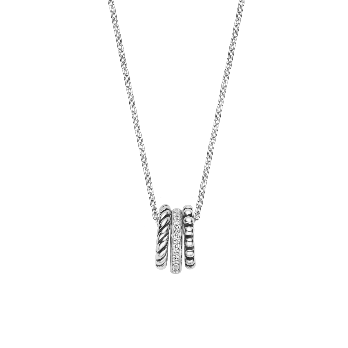 Ti Sento Milano Collier pendentif Structures 34058ZI