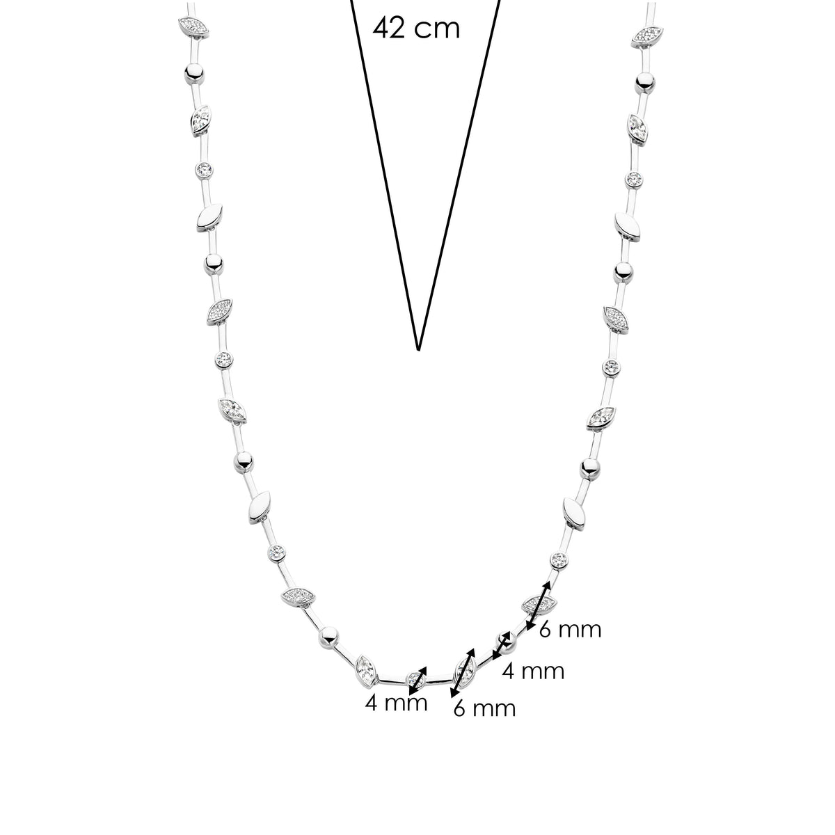 Ti Sento Milano Collier Classics 34068ZI