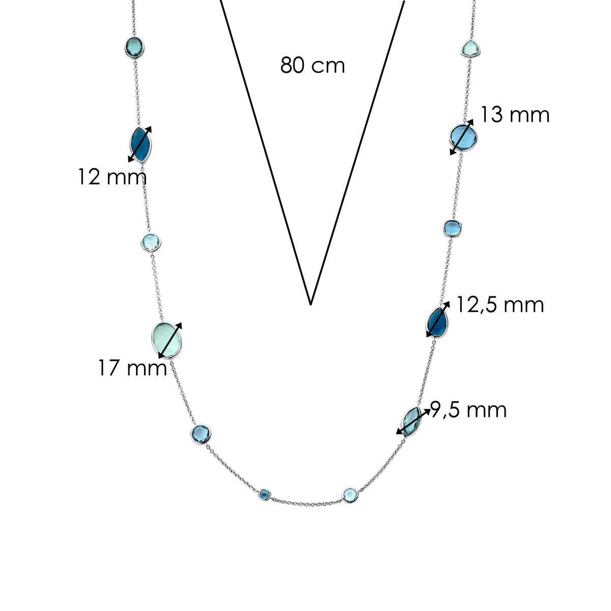 Ti Sento Milano Collier Classics 34077DB