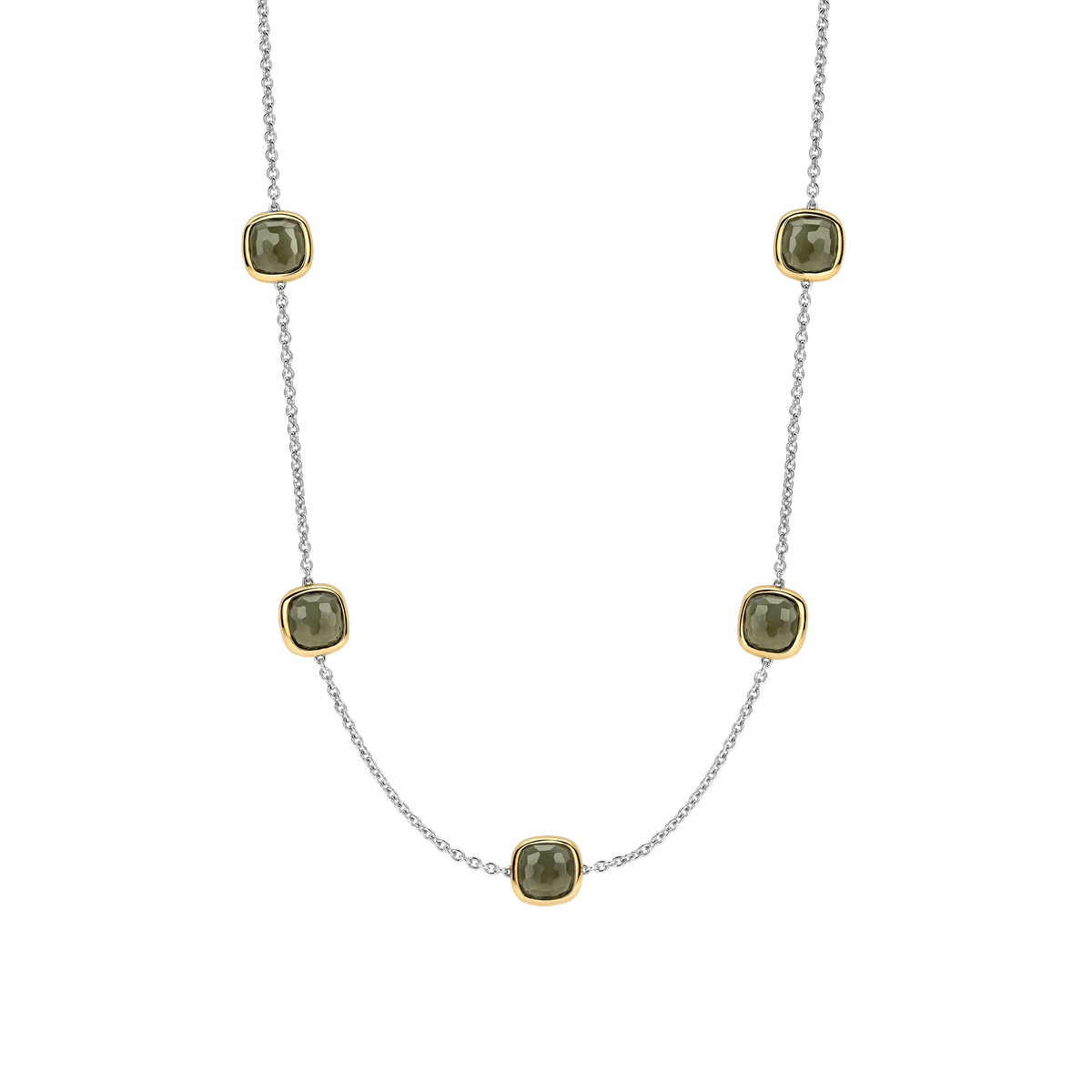 Ti Sento Milano Collier Coussin et rectangle 34078KA