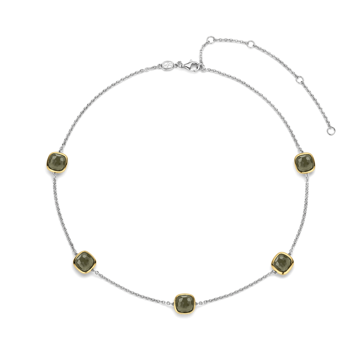 Ti Sento Milano Collier Coussin et rectangle 34078KA