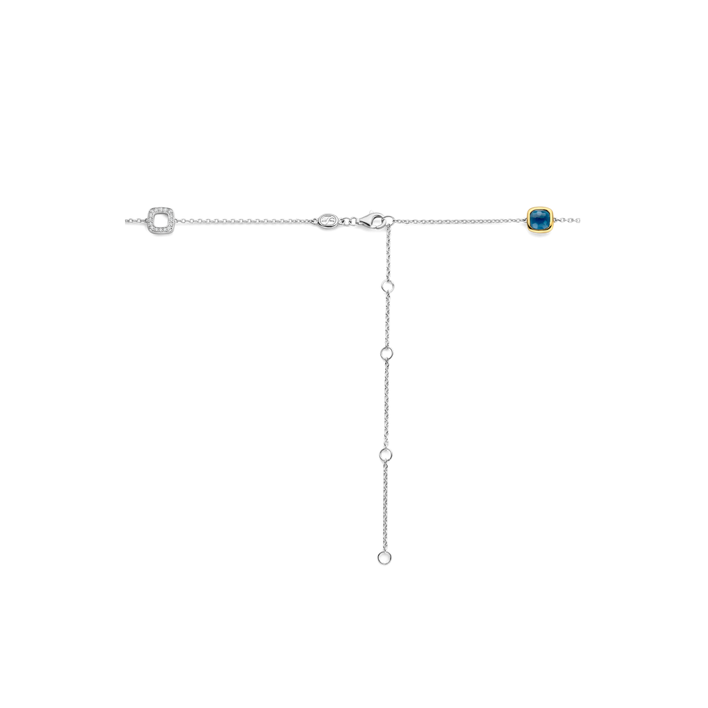 Ti Sento Milano Collier Coussin et rectangle 34079DB