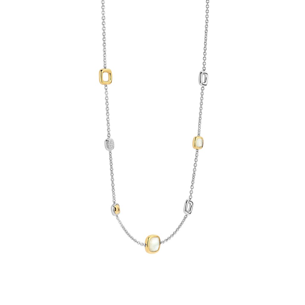 Ti Sento Milano Collier Coussin et rectangle 34080MW