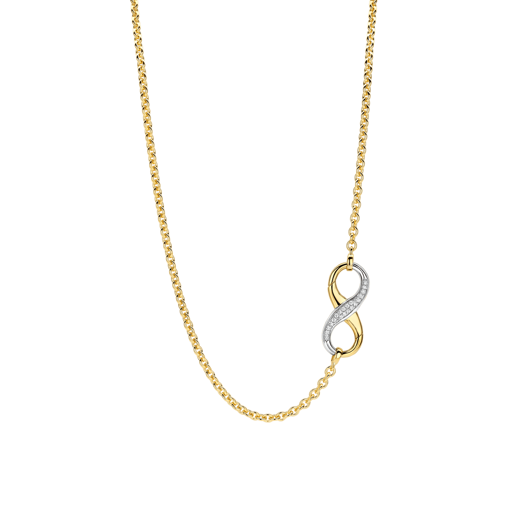 Ti Sento Milano Collier pendentif Amour, chance, bonheur 34085ZY