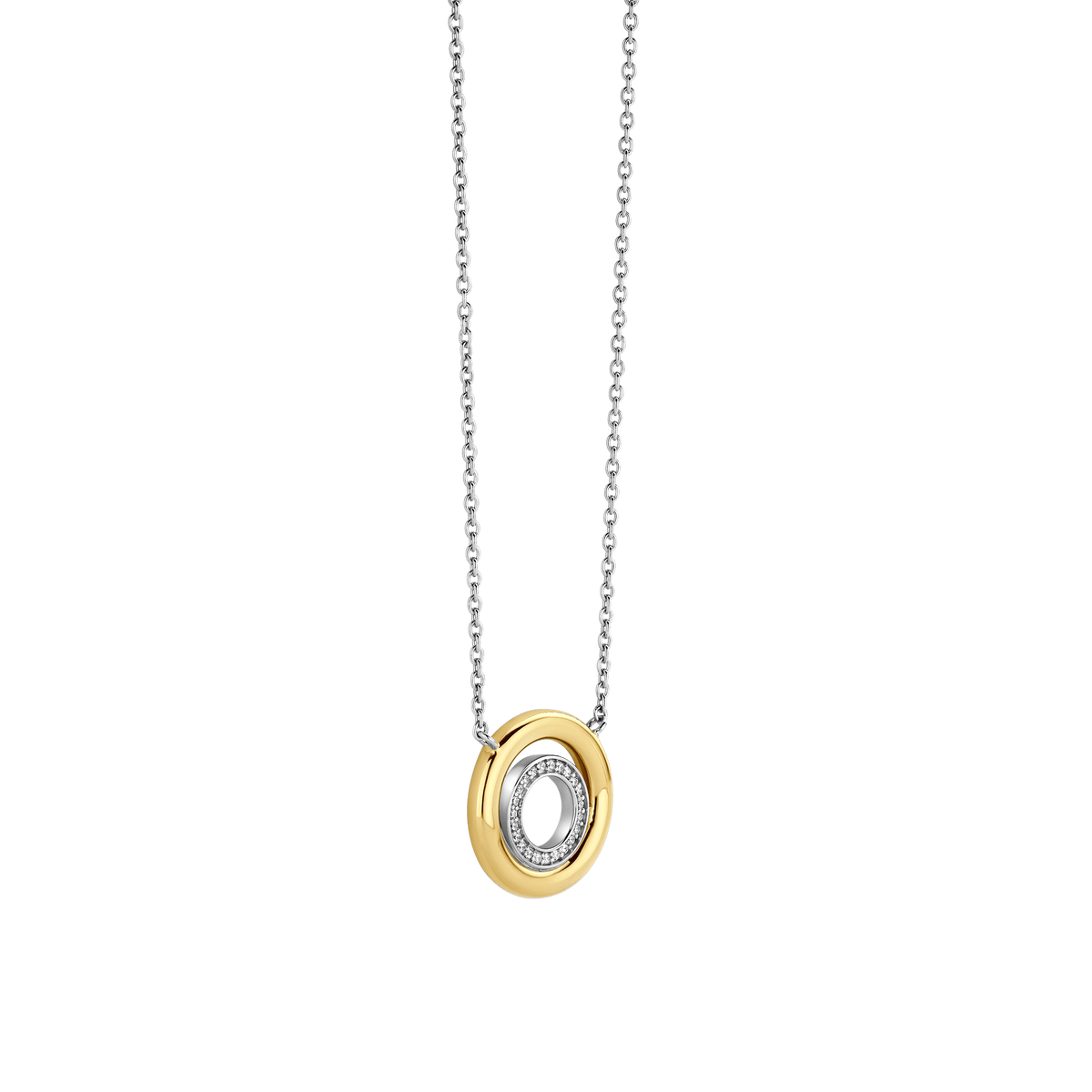 Ti Sento Milano Collier pendentif Cercles 34105ZY