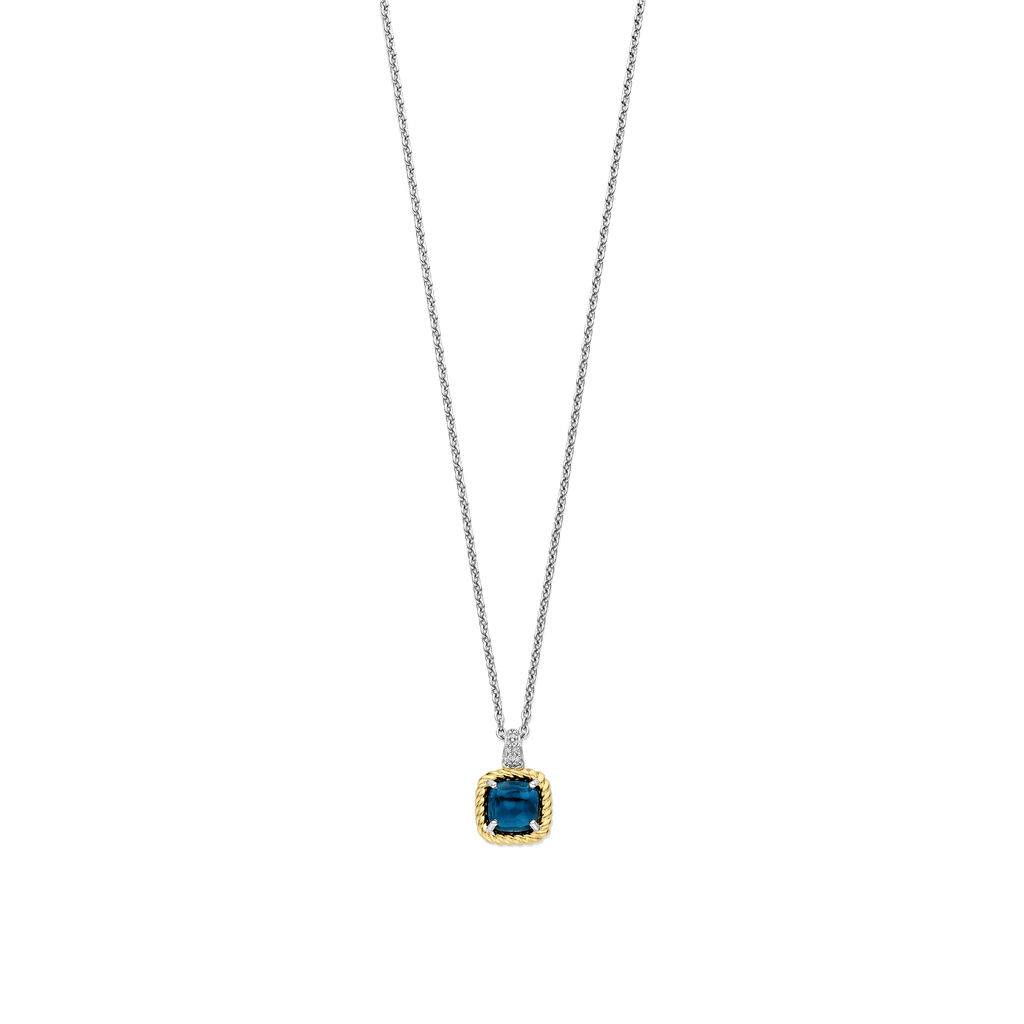Ti Sento Milano Collier pendentif Coussin et rectangle 34111DB