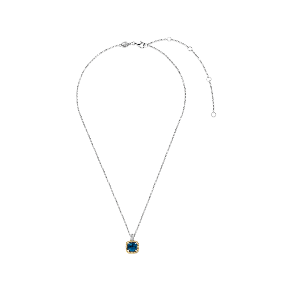 Ti Sento Milano Collier pendentif Coussin et rectangle 34111DB