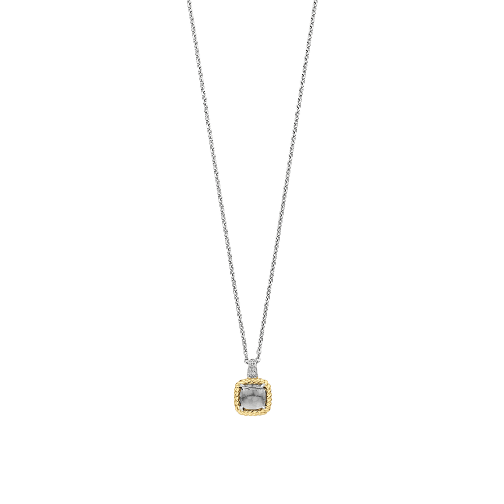 Ti Sento Milano Collier pendentif Coussin et rectangle 34111GG